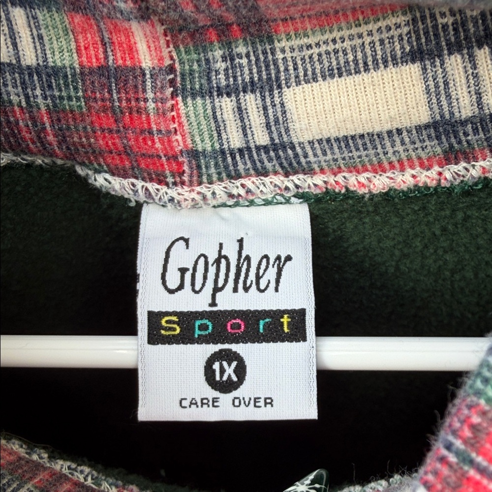 Green Turtleneck Sweater with Dalmatian Print - Picture 2 of 2